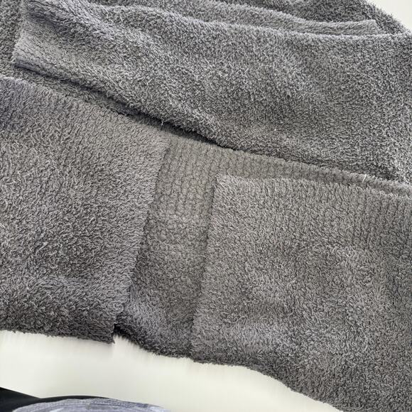 Barefoot Dreams Sweater Womens Small Medium Gray CozyChic Cardigan BDWCC1000 - Picture 8 of 9